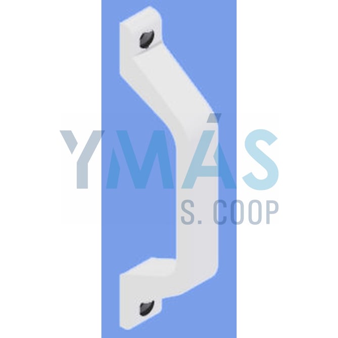 ASA TIRADOR ALUMINIO SIN PLACA BLANCA 136MM