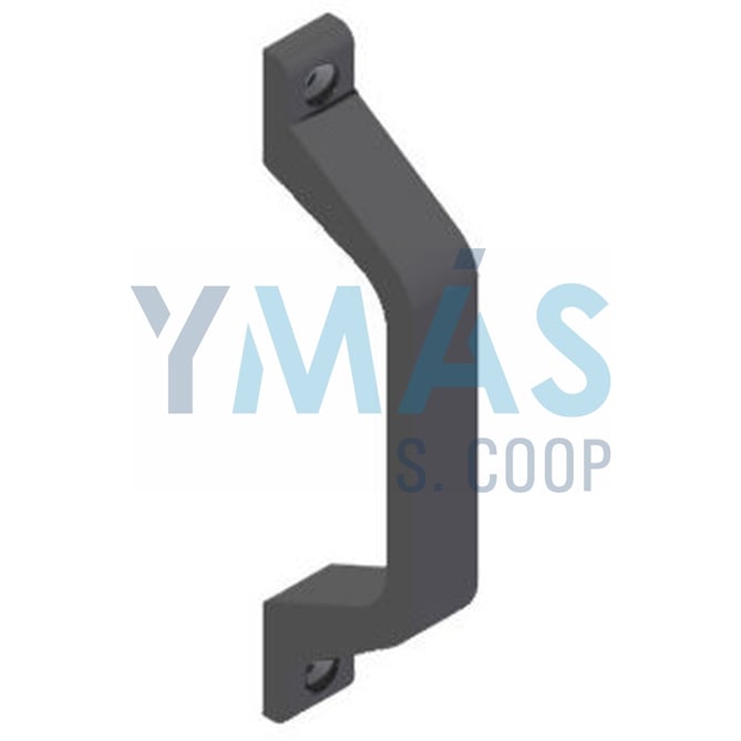 ASA TIRADOR ALUMINIO SIN PLACA NEGRA 136MM