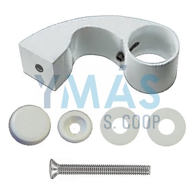 SOPORTE TIRADOR TRITON MONTAJE EXTERIOR BLANCO