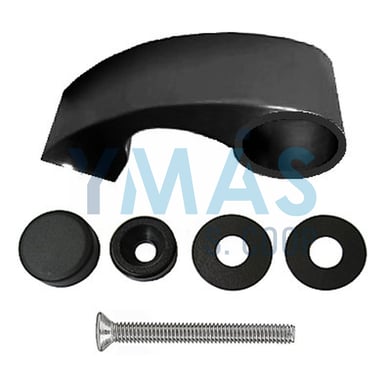 SOPORTE TIRADOR TRITON MONTAJE EXTERIOR NEGRO