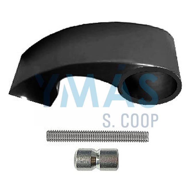SOPORTE TIRADOR TRITON MONTAJE INTERIOR NEGRO