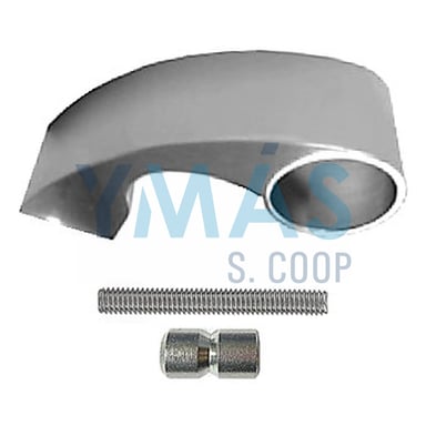 SOPORTE TIRADOR TRITON MONTAJE INTERIOR INOX