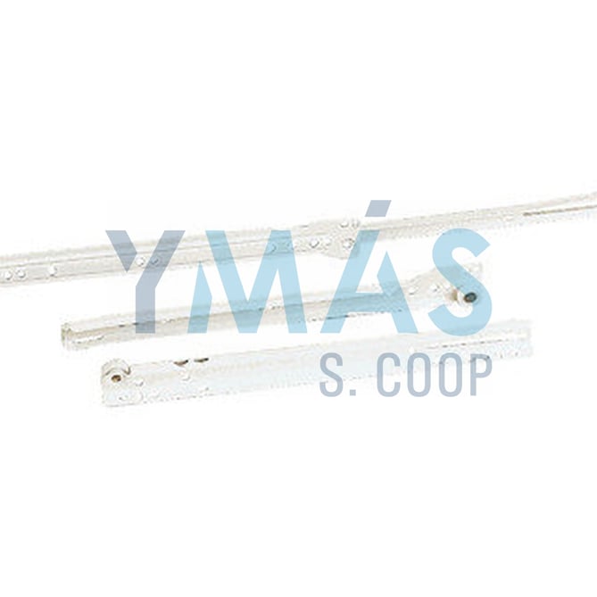 GUIA CAJON JUEGO C/18KG 300MM BLANCO