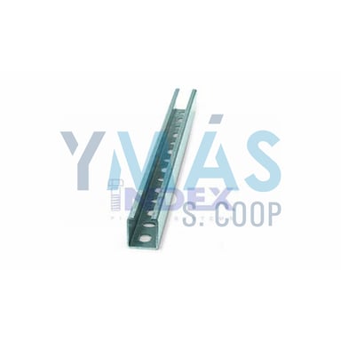 GUIA PERFORADA GALVANIZADA 28X30X1.8MM 2M