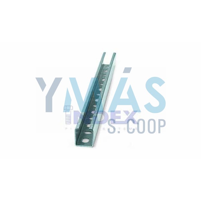 GUIA PERFORADA GALVANIZADA 28X30X1.8MM 2M