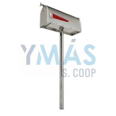 BUZON EXTERIOR AMERICANO ALUMINIO PLATEADO