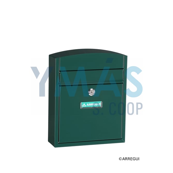 BUZON EXTERIOR ACERO COMPACT VERDE