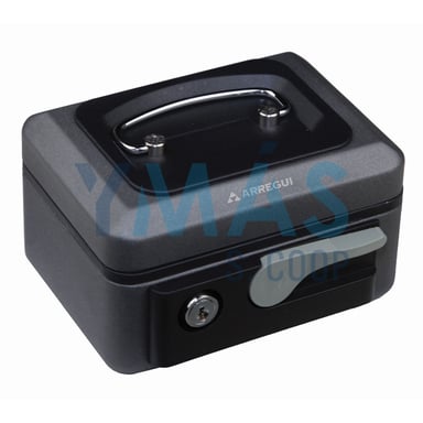 CAJA ALHAJAS BANDEJA PULSADOR GRAFITO 15X11X8CM