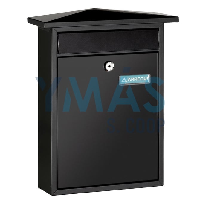 BUZON EXTERIOR ACERO HOME NEGRO