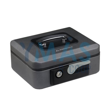 CAJA ALHAJAS BANDEJA PULSADOR GRAFITO 20X16X9CM