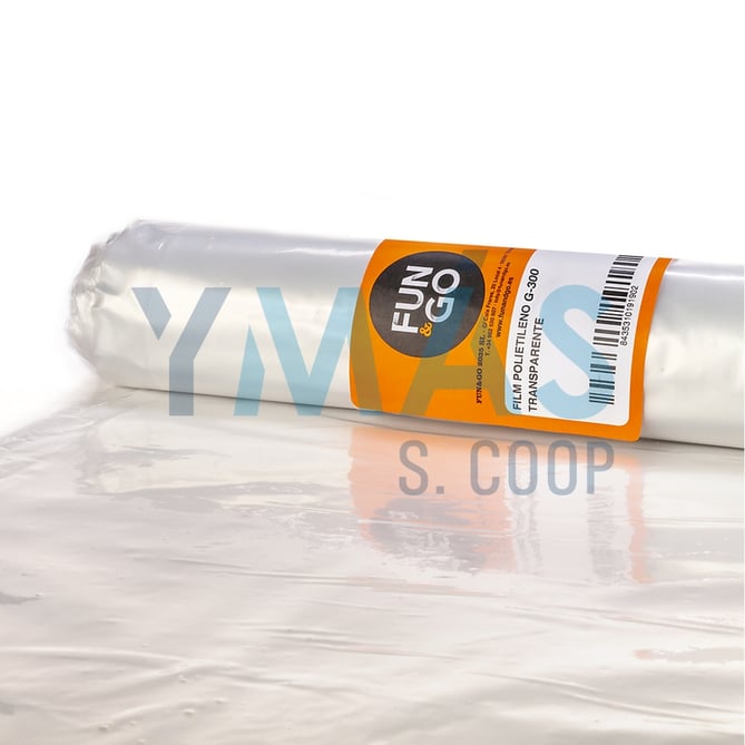 FILM POLIETILENO G-400 TRANSPARENTE 4X10M