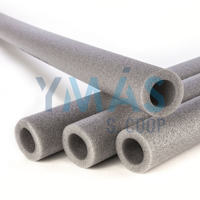 COQUILLA ESPUMA 1M. 28MM INTERIOR GRIS