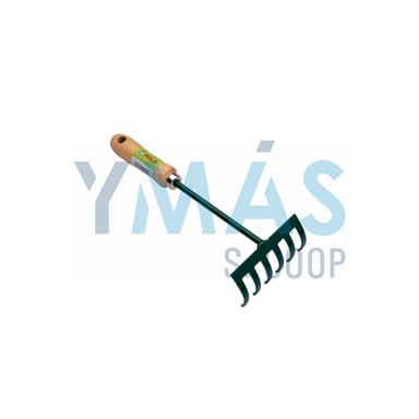 RASTRILLO ACERO GARDEN S1 M/MADERA