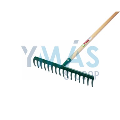 RASTRILLO JARDIN 16 DIENTES MANGO MADERA 130CM