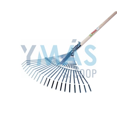 ESCOBA REGULABLE ACERO JARDIN CON MANGO 130CM