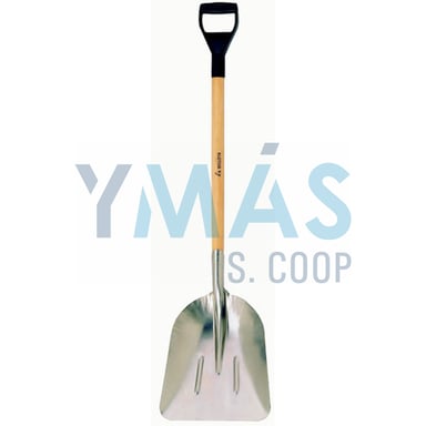 PALA CUADRADA ALUMINIO MANGO ANILLA 5522