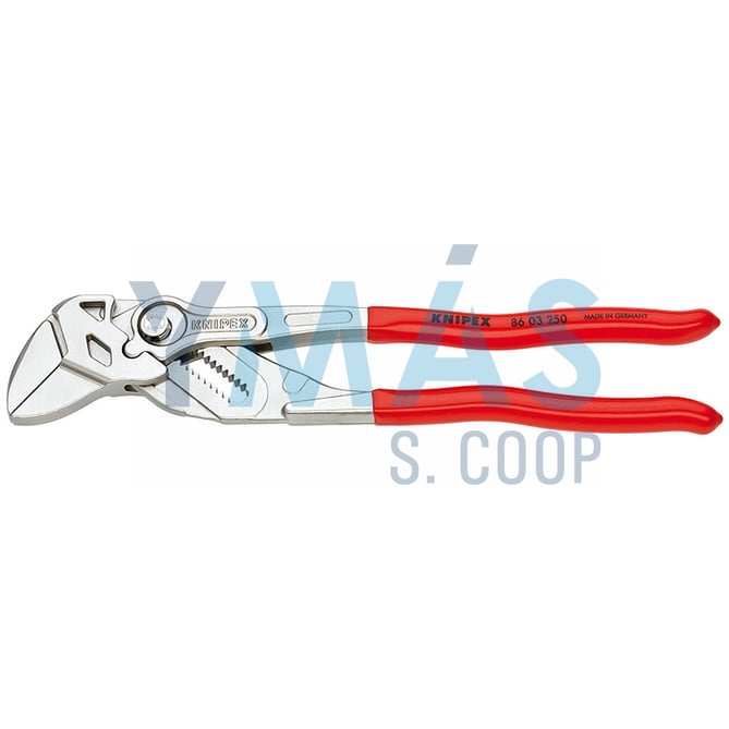TENAZA LLAVE CROMADA 250MM