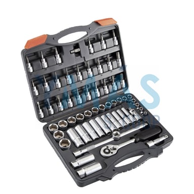 LLAVE VASO CUADRADO 3/8 JGO. 61 PZS