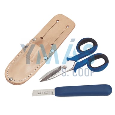 KIT ELECTRICISTA TIJERA-NAVAJA CON FUNDA