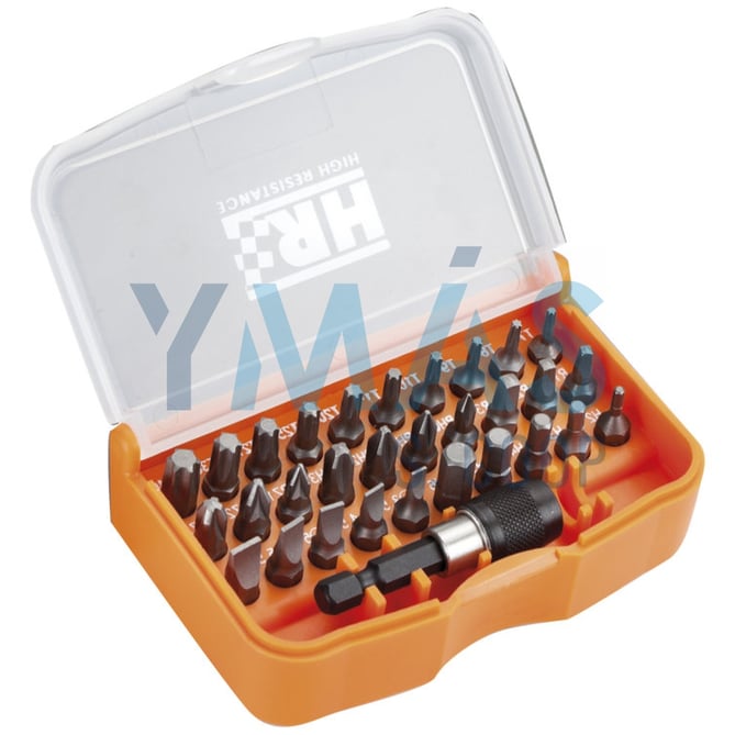 JUEGO 30 PUNTAS 1/4" + ADAPTADOR