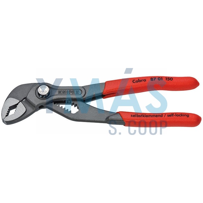 TENAZA COBRA MANGO PVC 150MM 1 1/4"