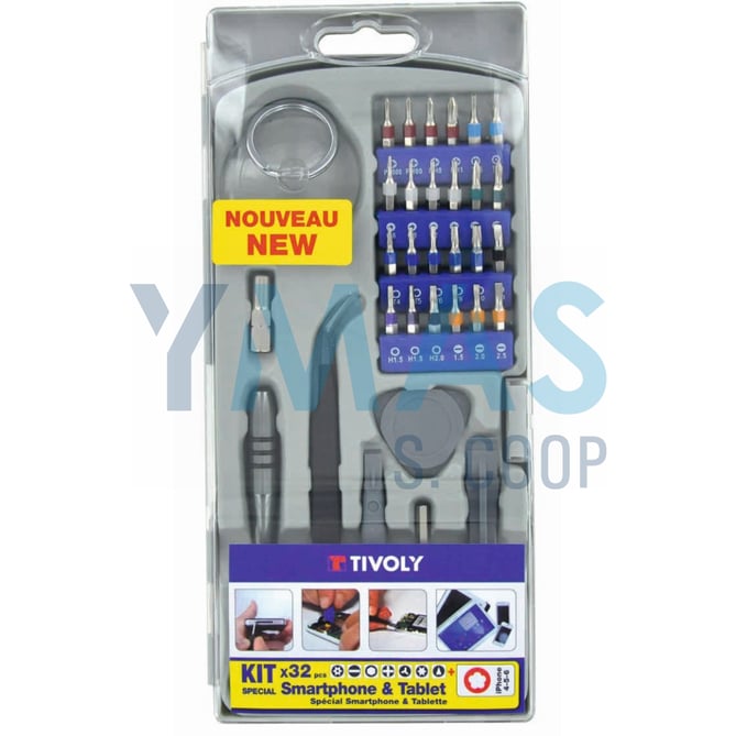 KIT REPARACION SMARTPHONE/TABLET 32 PIEZAS
