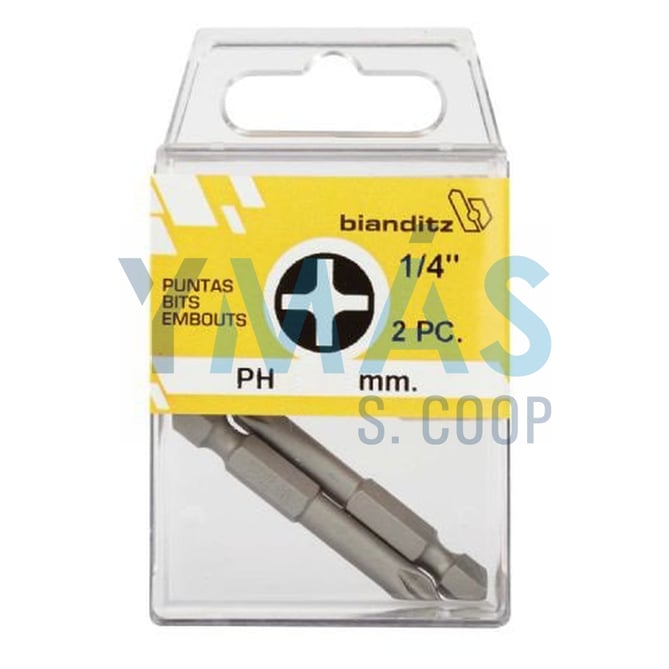 PUNTA ATORNILLAR PH 1X50 1/4" 2UDS EXTRA