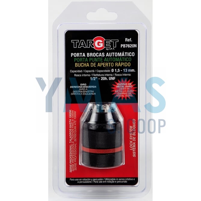 PORTABROCA SDS PLUS 1.5-13MM ROSCA 1/2-20
