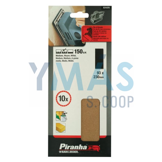 HOJA LIJA B-D A-1463 - X31070