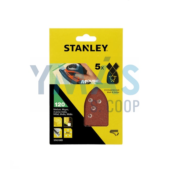 HOJA LIJA TRIANGULAR MOUSE GRANO 120 5UDS