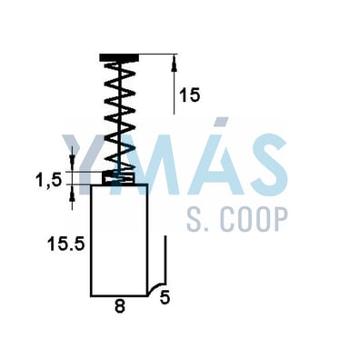 JUEGO ESCOBILLAS PVC BOSCH 0105JX