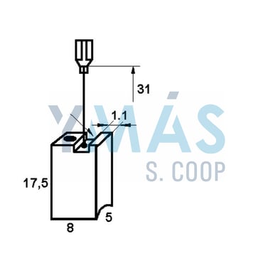 JUEGO ESCOBILLAS PVC BOSCH 1114J