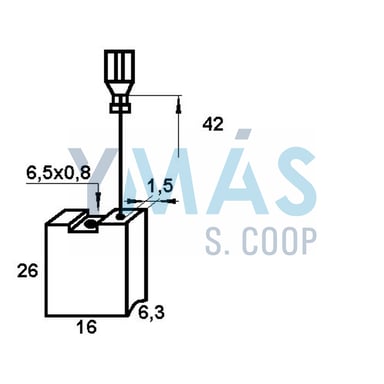JUEGO ESCOBILLAS PVC BOSCH/SPIT 1153J