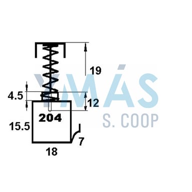 JUEGO ESCOBILLAS PVC HITACHI 1796