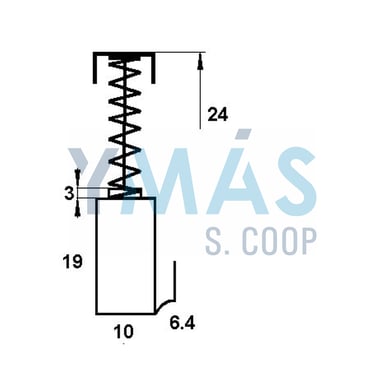 JUEGO ESCOBILLAS PVC VIRUTEX 0500JX