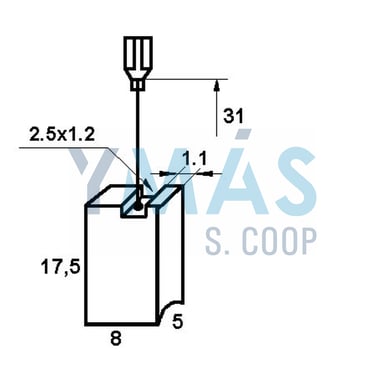 JUEGO ESCOBILLAS PVC BOSCH 0114J
