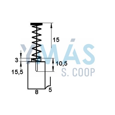 JUEGO ESCOBILLAS PVC BOSCH 1109J