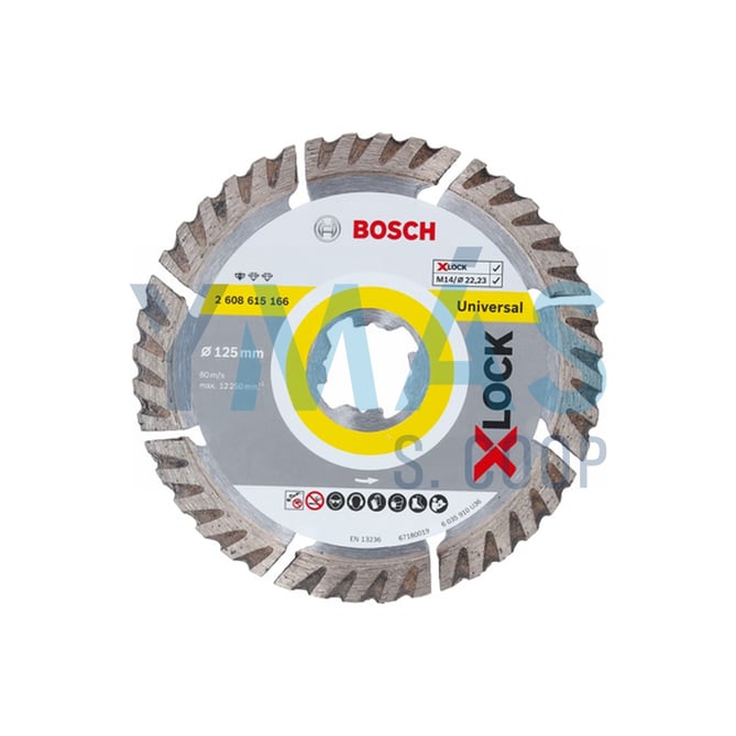 DISCO CORTE DIAMANTE 125X2X22.23MM X-LOCK