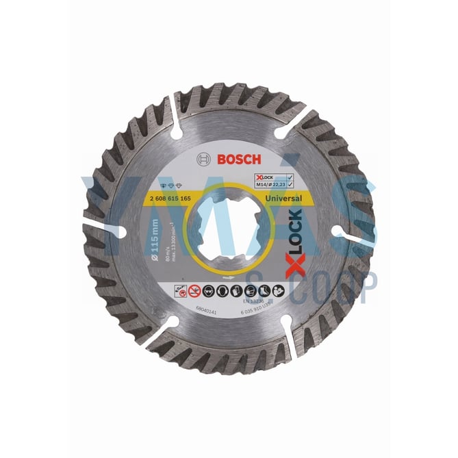DISCO CORTE DIAMANTE 115X2X22.23MM X-LOCK