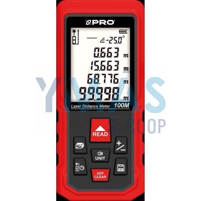 MEDIDOR DISTANCIAS LASER 100M IP54