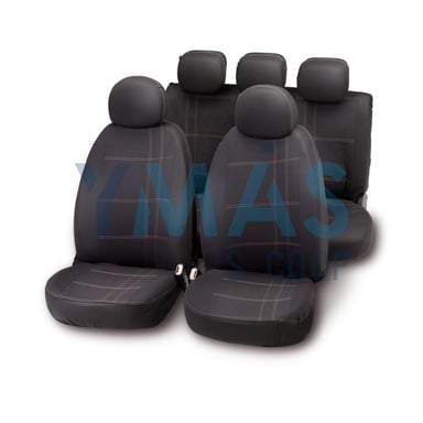 JUEGO FUNDA COCHE ELASTICAS EMBROIDERY 9 PIEZAS