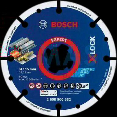 DISCO CORTE DIAMANTE METAL X-LOCK 125MM