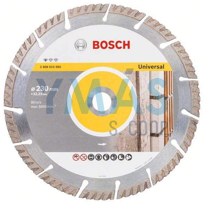 DISCO DIAMANTE STANDARD UNIVERSAL 230MM