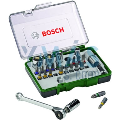 LLAVE CARRACA BOSCH SET 27 PIEZAS