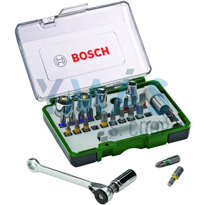 LLAVE CARRACA BOSCH SET 27 PIEZAS