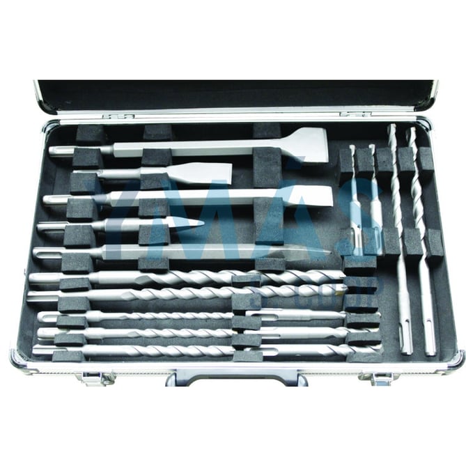 MALETIN 17 PIEZAS SDS+