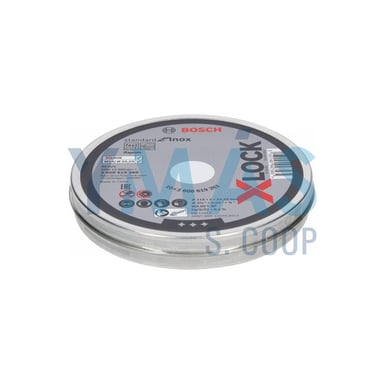 DISCO CORTE INOX X-LOCK LATA 10UDS 115X1X22MM