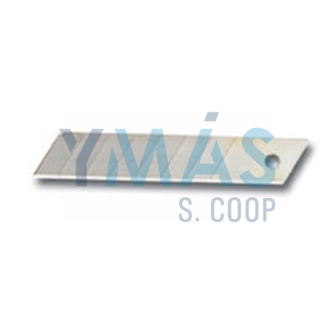 CUCHILLA CUTTER ACERO 18MM SECCIONABLE 10UDS