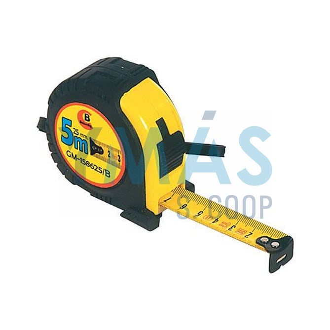 FLEXOMETRO BIMATERIA C/FRENO 3MX16MM GM-1386/B