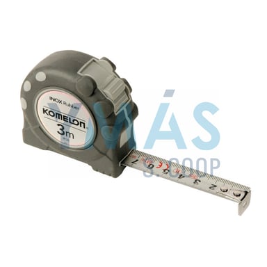 FLEXOMETRO INOX C/FRENO 3MX16MM RUBBER